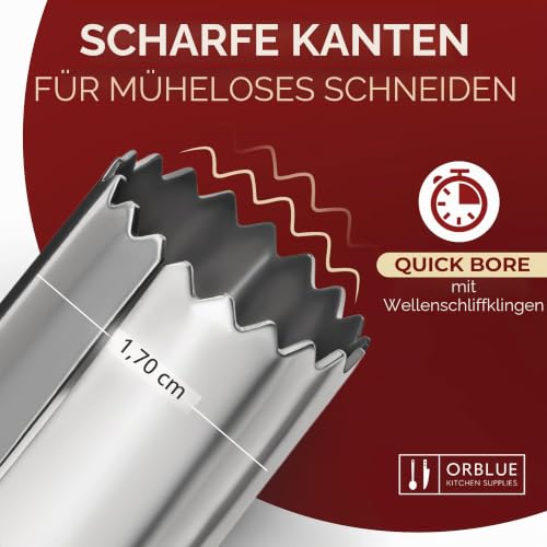 Foto von ORBLUE Apfelentkerner und Apfelausstecher - Praktischer Küchenhelfer für jeden Apfel-Liebhaber