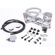 Ultra Quiet Air Compressor, 3/8 NPT Super Silent 69DB 12V 300PSI Air Ride Suspension Compressor/Air Train Horn for Train/Truck/Car Silver