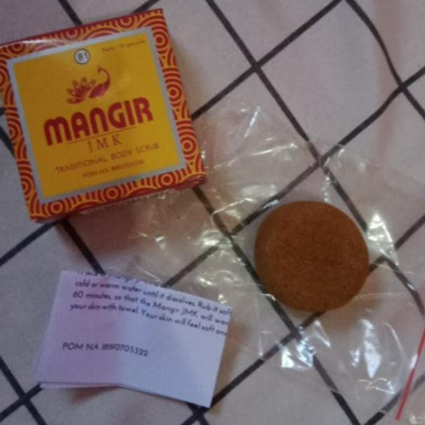 JMK Mangir Traditional Body Scrub, 10 Gram (4 packs)