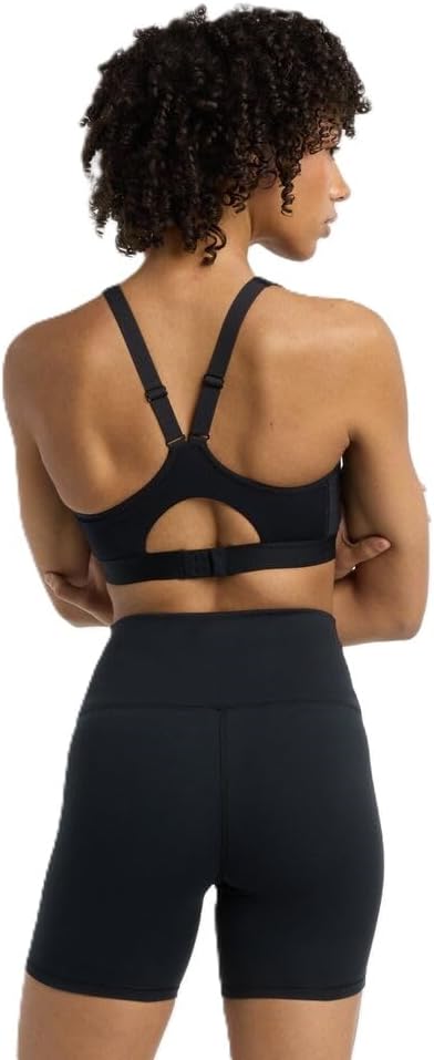 New Balance Women's NB Essential Run Bra, Black, XS (D-DD) - Image 3