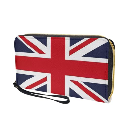 British Flag Print Women Wallets Long Zipper Coin Purse Card Holder Handbags Wallet Purses Clutch Money Wristlet Bags3