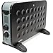 Produktbild Grafner Konvektor Heizgerät 2000 Watt, matt schwarz, 3 Heizstufen, stufenlos regulierbares Thermostat für vollautomatischen Betrieb, neuste Umwälztechnologie, geräuschlos, Heizkonvektor Elektroheizer