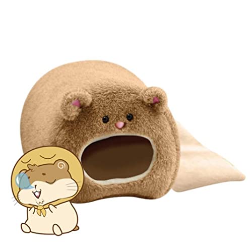 1 Pc's Hamsters Katoenen Bedbeer Vorm Warm Zacht Hamsterhuis Voor Kleine Huisdierenbenodigdheden (koffie) - Afbeelding 4