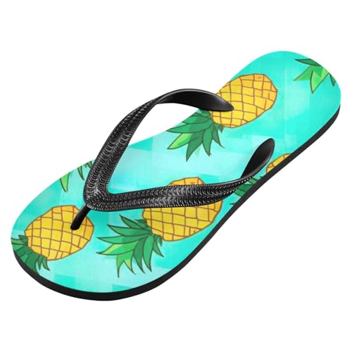 Pineapple Men's & Women's Classical Beach Rubber Sandal Flip Flop Comfortable Slipper 214B2779