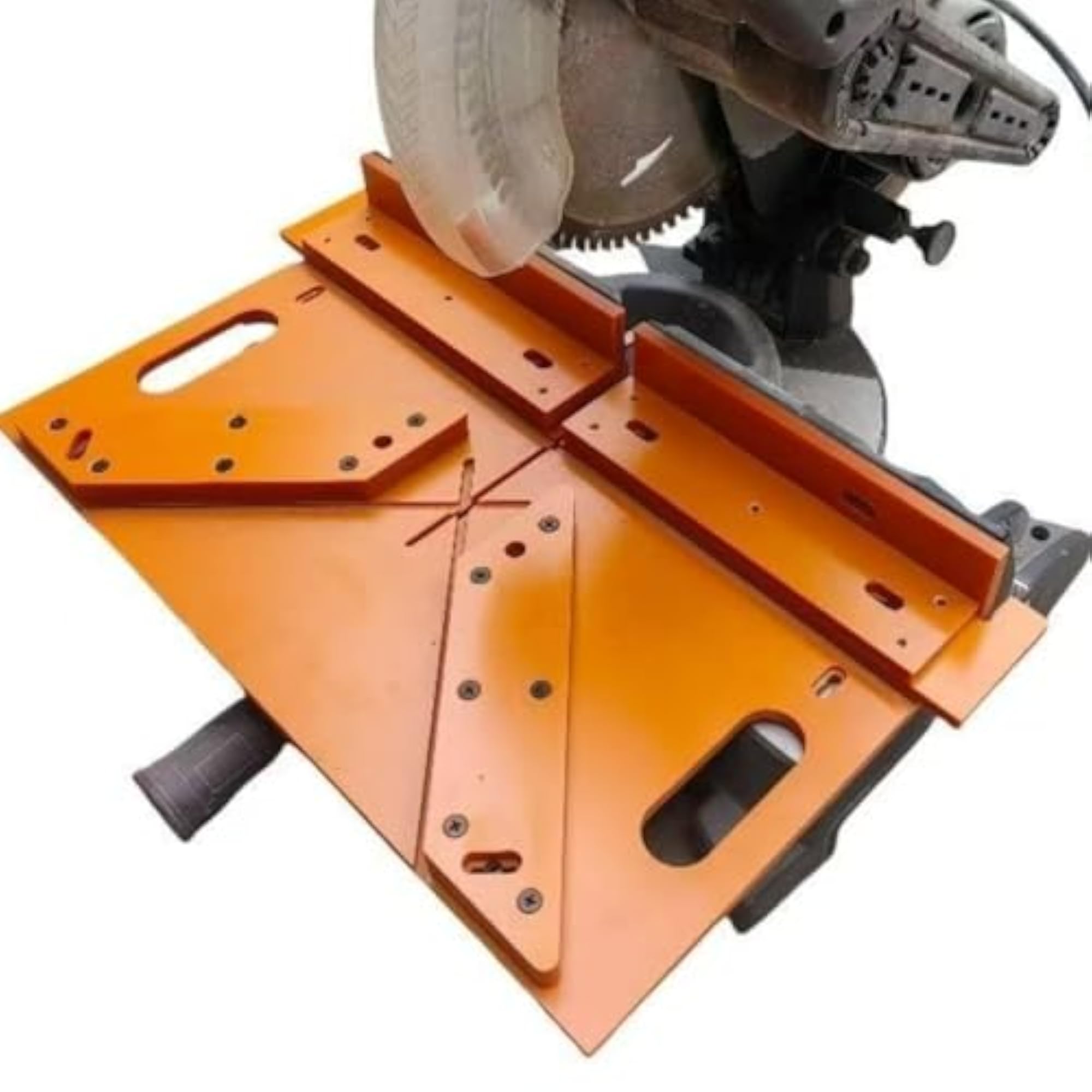 Metal Miter-Cutting Template for Door Trim