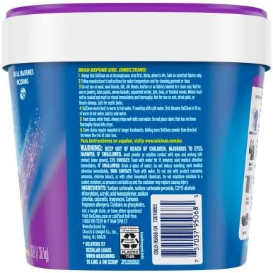OxiClean Odor Blasters Classic Clean Scent Versatile Stain & Odor Remover Powder, 3 lb 57 Loads (Pack of 2)