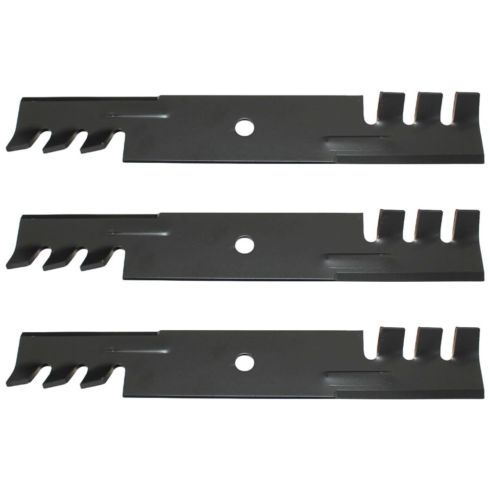 Set of 3 New Mulching Blade Fits Ariens, Bad Boy, Fits Exmark, Fits Ferris, Gravely, Fits Toro 48" Fits Exmark, 48" Turf Tracer, HP Metro and Viking