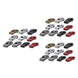 . Menge: für 30 Stück SM SunniMix 30er Pack HO TT Spur 1:87 Gemalte Modellautos Zum Landschaftszug Layout Diorama 60 Mm X 26 Mm X 18 Mm