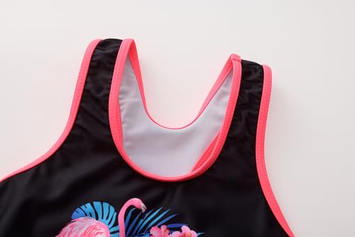 Image of Akokvlar Girls Two Piece Bathing Suit Swimsuit Tankini Swimwear with Boyshort
