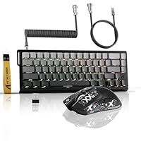 ATTACK SHARK X68HE ラピットトリガー キーボード マウスセット Amazon.co.jp: ATTACK SHARK ラピットトリガーキーボードと