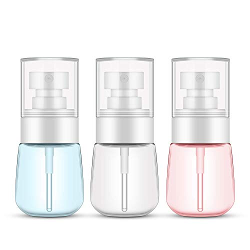 3 pcs 1oz Mist Spray Bottles by AXESICKLE 30 ml Fine Mist Small Spray Bottle Empty Clear Travel Containers Water Mist Sprayer.