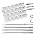 Grill Replacement Parts for Charbroil Performance 4 Burner 463342119, 463332718, 463347017, 463361017, 463673017, 463376018P2, G470-5200-W1 Burner G470-0004-W1A Heat Plate for 463342119, 463332718