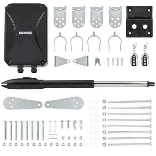 CO-Z Motorisation Portail Battant 220V/24V Unique Bras pour 1 Vantail