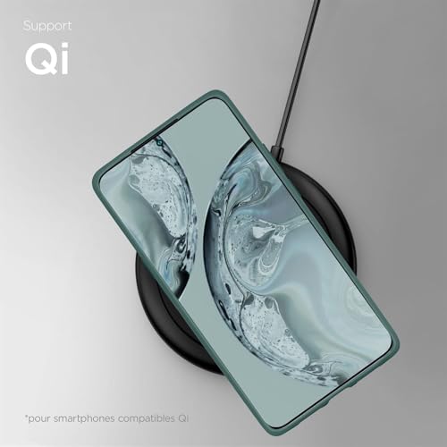 Coque OneFlow écran protégé grâce aux bords surélevés en silicone double couche