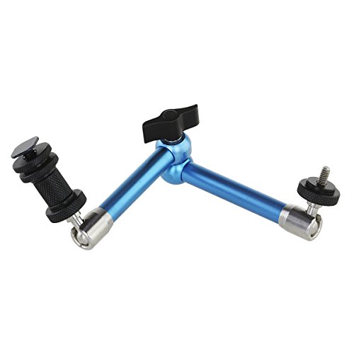 Haoge 11�C���` �X�e�����X�X�`�[�� ���߉\ ���C �֐ߎ� �}�W�b�N�A�[�� HDMI LCD ���j�^�[ LED���C�g �f�W�^����჌�t�J���� �r�f�I �O�r �t���b�V�����C�g TPCAST HTC Vive Pro �x�[�X�X�e�[�V���� �Ɩ��n�E�X �u