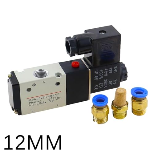 Électrovanne pneumatique 3V210-08 AC110V à 2 positions 3 voies pour circuit d'air - 3