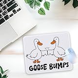 1 Pcs Funny Cute Silly Goose Fist Bump Non-Slip Rubber Mouse Pad for Home Office Desk Laptop Gifts for Women Men Friends