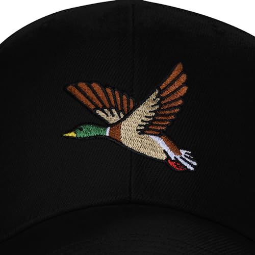 Image of Embroidered Baseball Cap for Women Men Adjustable Baseball Hat Black Baseball Cap Trucker Hat