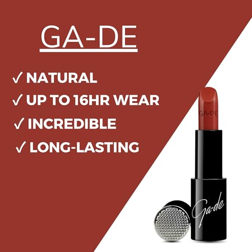 Image of GA-DE Selfie Full Color Lipstick, 869 - Long Lasting High Pigment Lipstick with Argan Oil - Creamy Radiant Shine and Hydrating Benefits - 0.14 oz