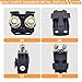 SPJIUQI 1028659-01 48V 4-Terminal Golf Carts Solenoid w/Resistor 1014947 for Club Car DS 1995-UP Tempo 2018-UP Precedent 2004-2008 Replaces 102865901 SU60-2122P 435-459