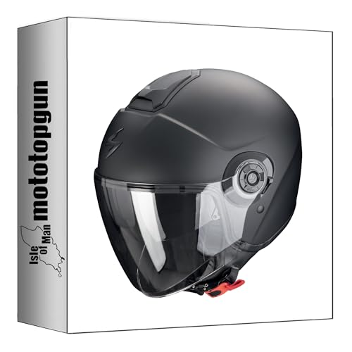 Casque jet Scorpion Exo-City II noir mat S, la solution contre le vent en ville