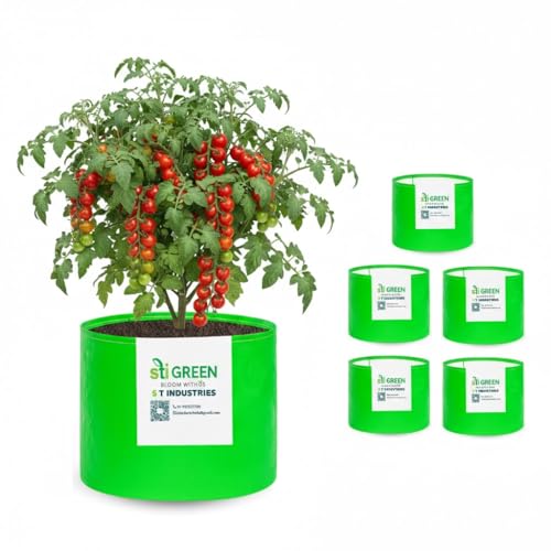 Image of HDPE Grow Bags 20X20 Inch (Pack of 6) | 260 GSM Plant Grow Bags UV-Protected Garden Bag | Growbags for Plants Terrace Gardening | Heavy Duty Plant Bag