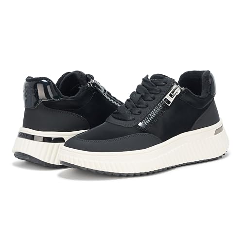 DKNY Women's Laurence Lace Up Sneaker with Side Zipper3