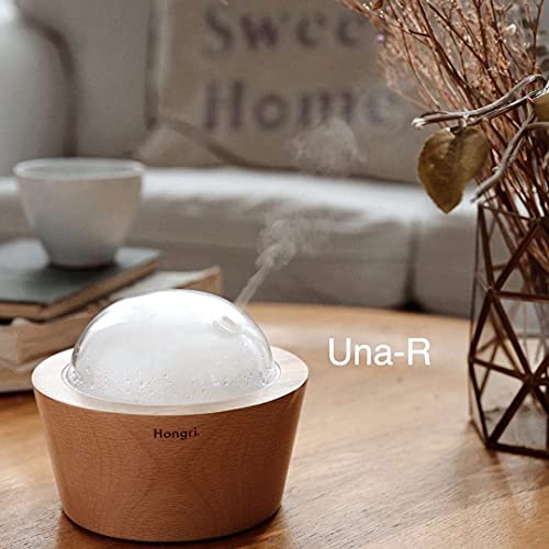 Hongri. Glass Essential Oil Diffuser, A Long-Lasting Ultrasonic Aroma Diffuser For Aromatherapy, Humidification.… (Wood Natural, Wood, Glass, Plastic) #TOP2