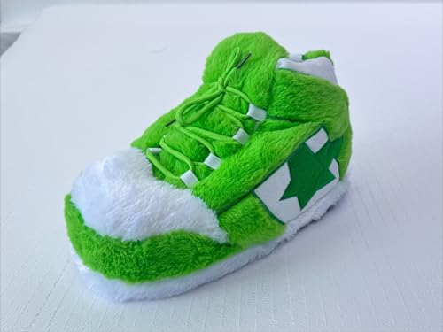 Image of CUTEGAL Sneaker Slippers Star Fluffy Shoes Memory Foam One Size Indoor Comfy and Trendy for Men Unisex Home Pantuflas