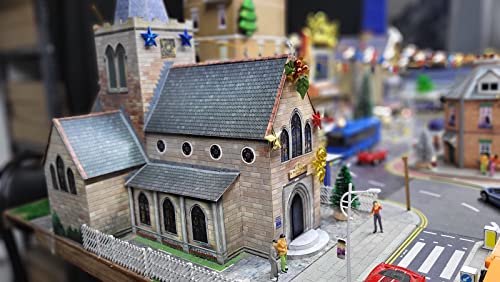 The CityBuilder Church Model Making Kit 1:43 Scale (7mm) O Gauge