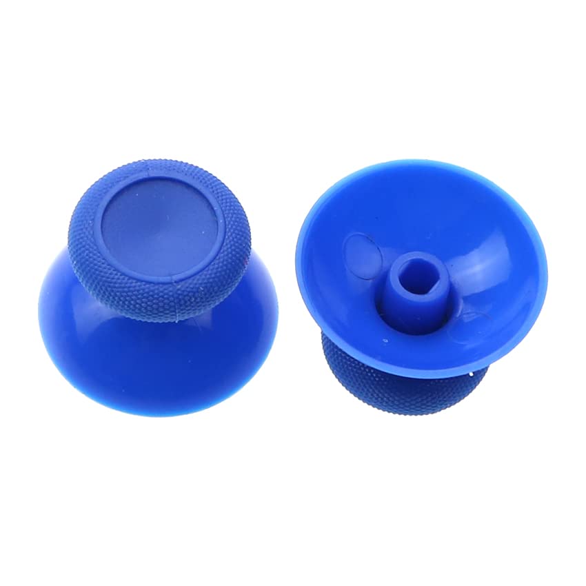 Image of 2 x 3D Analog Thumb Sticks Grip Joystick Cap for Xbox One ThumbSticks Cover for Xbox Series X S Controller, for Xbox One Slim Elite 3D Analog Thumb Sticks Grip (Blue)
