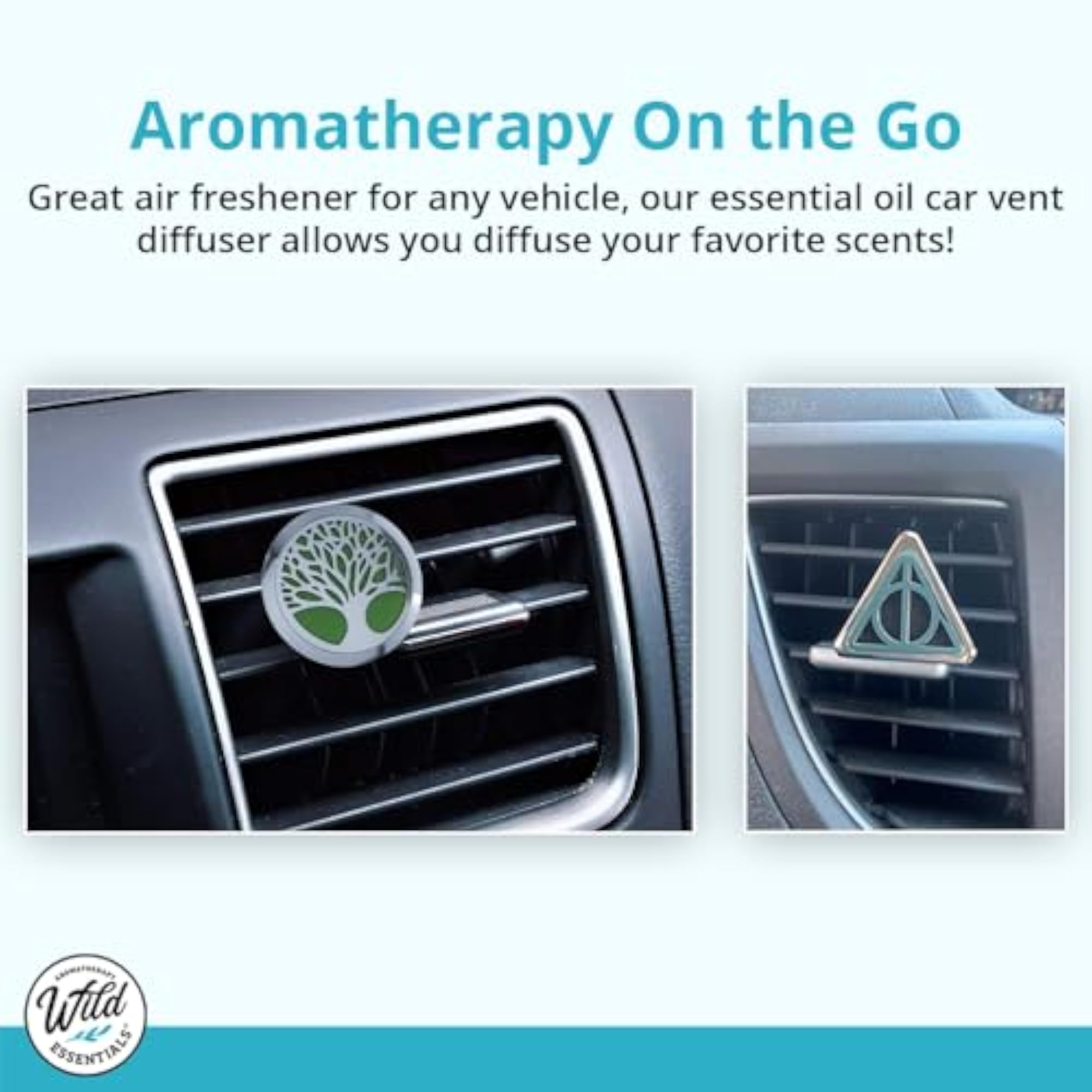 Potter Hallows Aromatherapy Car Vent Air Freshener, Essential Diffuser