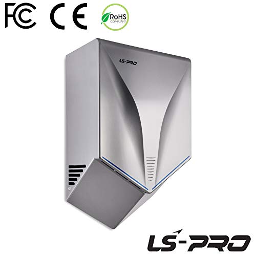 LS-PRO Automatic Hand Dryer for Commercial Bathrooms. High Speed Hot Air, Dry Hands