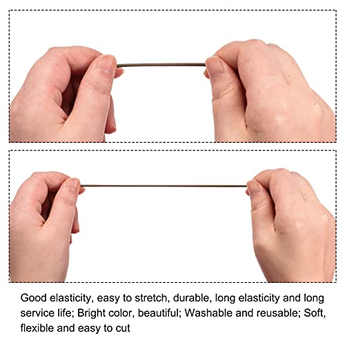 Cuerda elástica de 2 mm resistente para hacer pulseras y collares sin nudos flojos 4