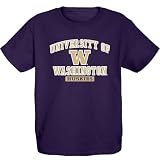 Blue 84 Washington Huskies Kids T-Shirt Action Item, Team Color, Medium