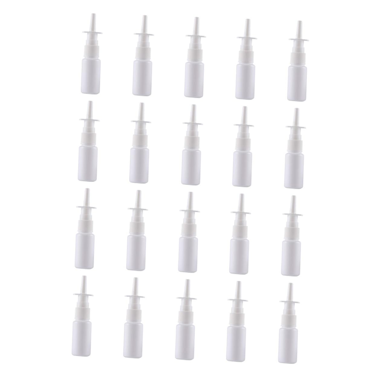 DOITOOL 200 Stück 10ml Nasenspray Nachfüllflasche aus Pe Wiederbefüllbare Sprühflasche mit Feinem Sprühnebel für Reisen und Outdoor Inklusive Schutzkappe