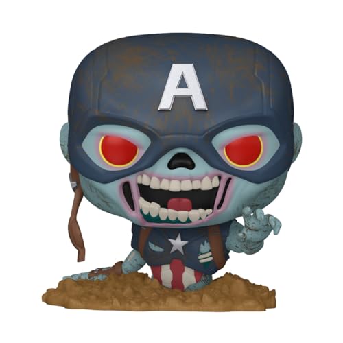 Funko Marvel Zombies Figurine POP! Captain America 9 cm - vue 2