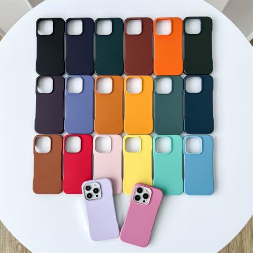 Coque iPhone 15 Pro Max fine en cuir PU anti rayure objectif - 6
