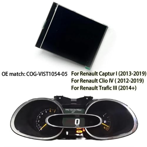 Pantalla LCD de panel de instrumentos para Clio IV, Captur I y Trafic III 6