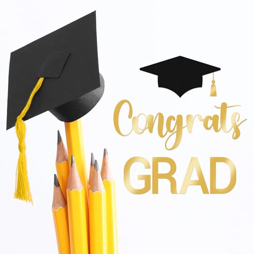 Image of Epakh 2026 Graduation Party Decal Sign for Backdrop Letters Peel and Stick Graduation Sticker for Balloon Arch Decorations Party Sign Wall Decor(Gold)