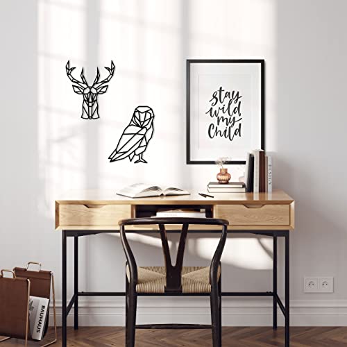 Papierdrachen Decorazione da parete in legno