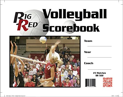 Blazer Athletic Volleyball Scorebook