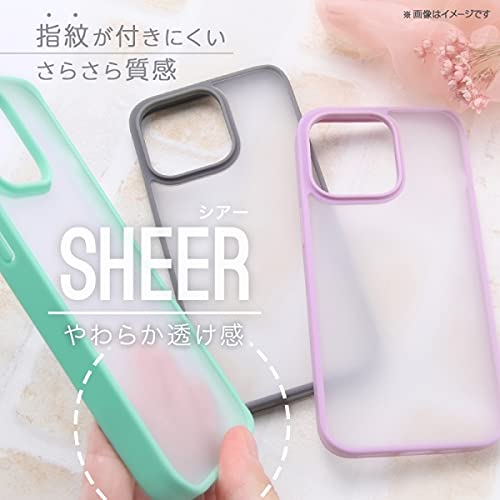 Amazon.co.jp: iPhone 13 マットハイブリッドケース SHEER