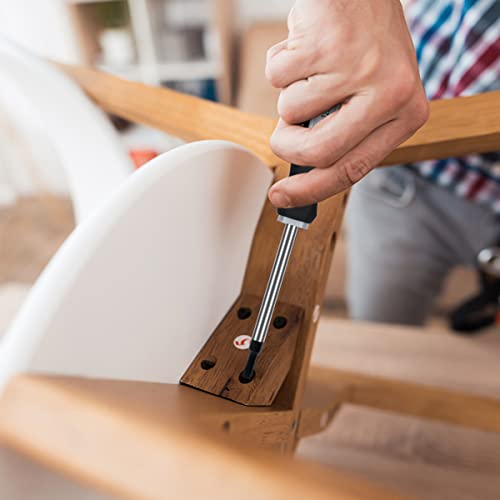 Double Square 8 Point Screwdriver Set (5 Pack In The Following Sizes - #1, 2 And #3) 2 Square Forged Steel With Magnetic Tips & Soft Ergonomic Handle - Commonly Used On Trailers, & Rvs #TOP5