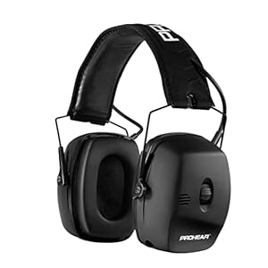 PROHEAR 056 Elektronischer Schiessen Gehörschutz, Schießstand Gehörschutzer, Aktiver Ohrenschützer Lärmminderung Klangverstärkung für Jagd, NRR 30dB SNR 35dB Dynamische Geräusch-Regelung