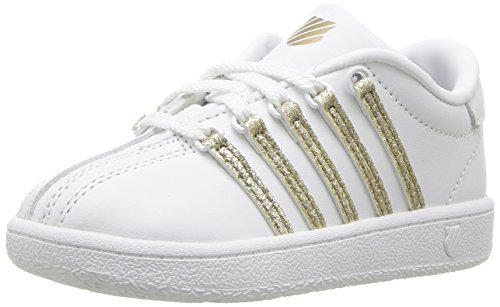 K-Swiss Classic Vn Sneaker, White/Sparkle, 8 M Us Toddler #TOP11