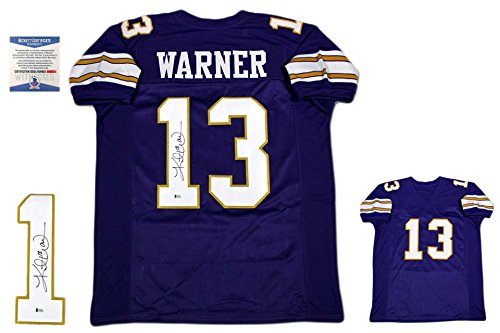 Kurt Warner Autographed Signed Custom Jersey - Beckett - College