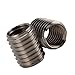 Respicefinem 10Pcs Thread Inserts Reducing Nut Repair Tool Male Female Fastener Hardware with Bottom Hole Effective for Thread Repair Made of Stainless Steel Suitable