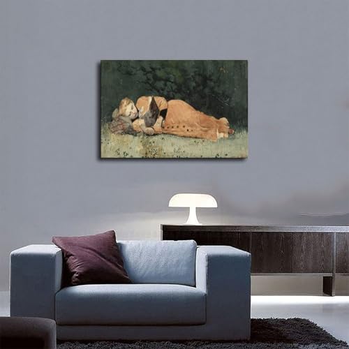 The New Novel 1877 Winslow Homer impression sur toile 30x45cm - 5