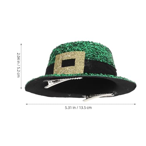 Pasadores de pelo verdes y accesorios cómodos Día de San Patricio 2